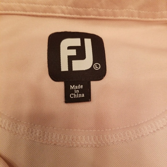 FootJoy Golf Polo Size Large Blush - Picture 2 of 4
